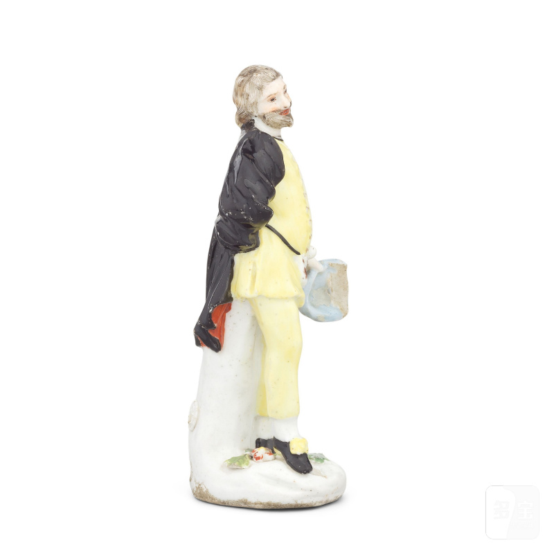 A rare Chelsea Commedia dell'Arte figure of Scapin, circa 1752 - 图6